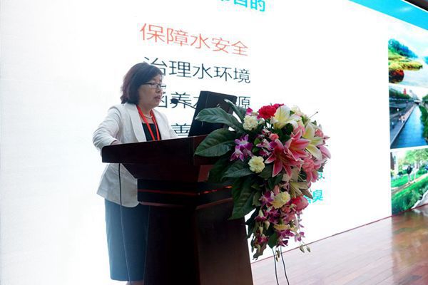 谢映霞教授作《基于海绵城市理念的排水防涝规划研究》演讲
